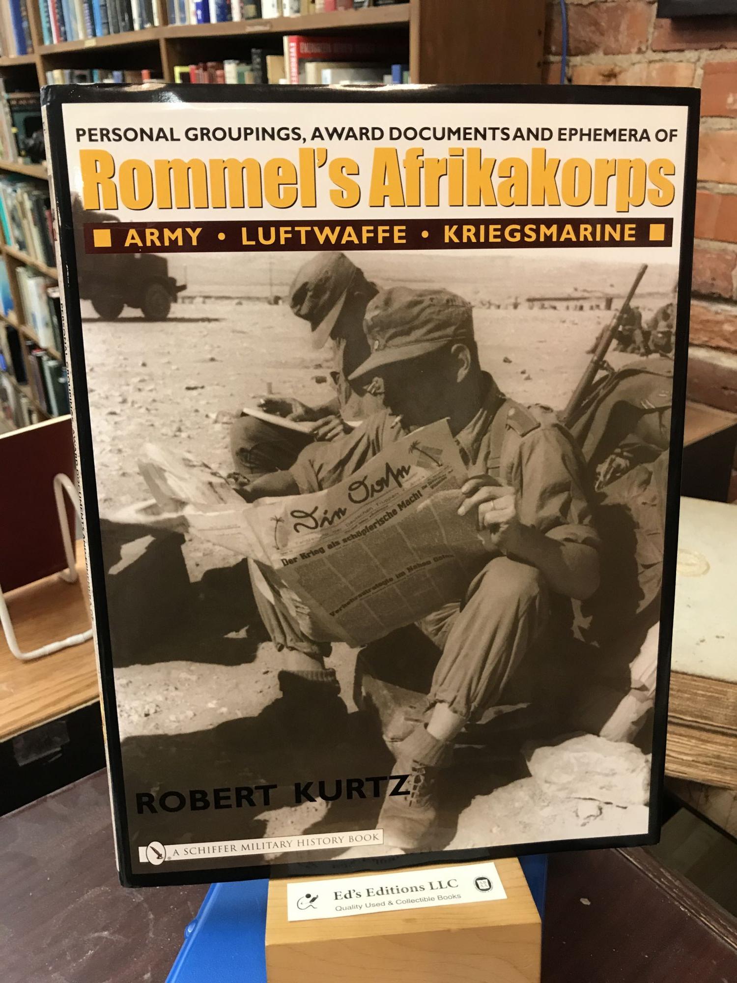 Personal Groupings, Award Documents, and Ephemera of Rommel's ...