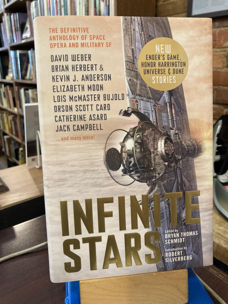Infinite Stars. David Weber, Brian Herbert, Elizabeth Moon, Card.