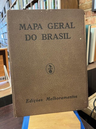 Item #218793 Mapa Geral Do Brasil. J. Carneiro Da Silva, Pedro Voss