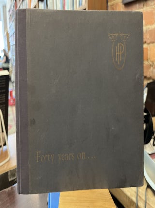 Item #222635 Forty Years On... (1909-1949). Ltd Handley Page