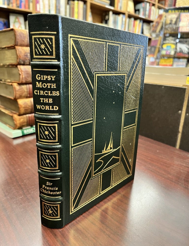 Item #232392 Gipsy Moth circles the world. Francis Chichester.