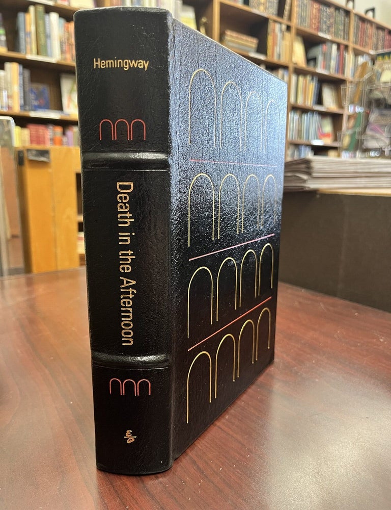 Death in the Afternoon. Collector's Edition in Full Leather. Ernest Hemingway.
