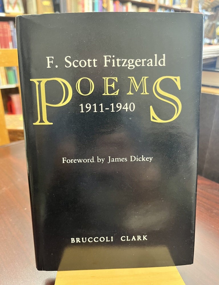 F Scott Fitzgerald Poems 1911 1940. F. Scott Fitzgerald.