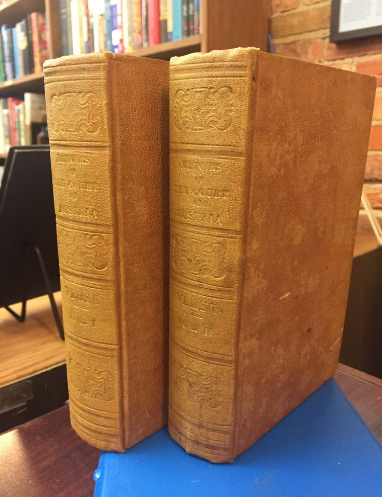 Memoirs of the court, aristocracy, and diplomacy of Austria. Eduard Vehse.