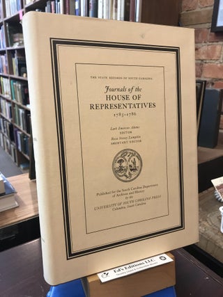 Item #SKU1036053 Journals of the House of Representatives, 1785-1786 (The State records of South...